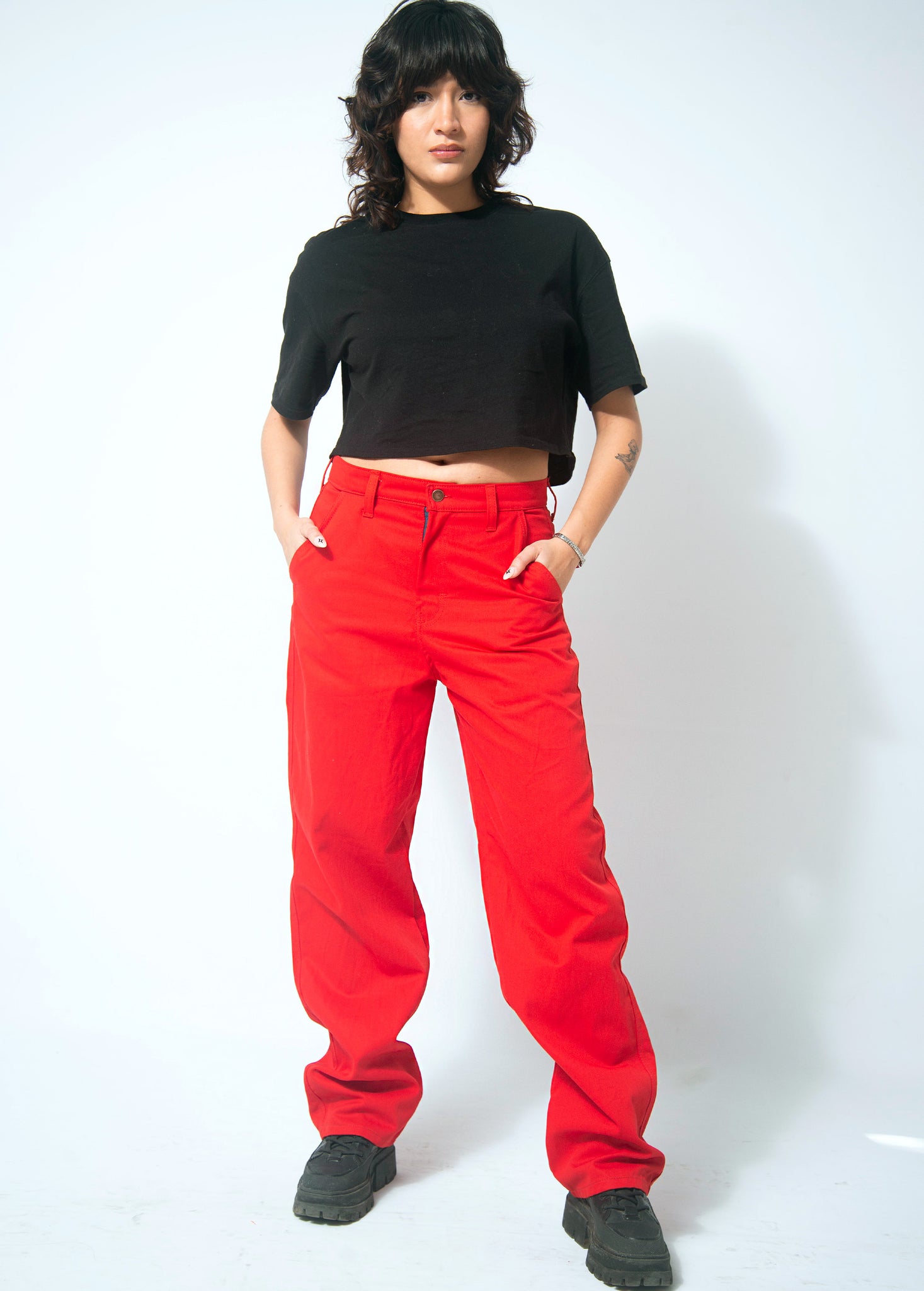 Basic Trousers - RED