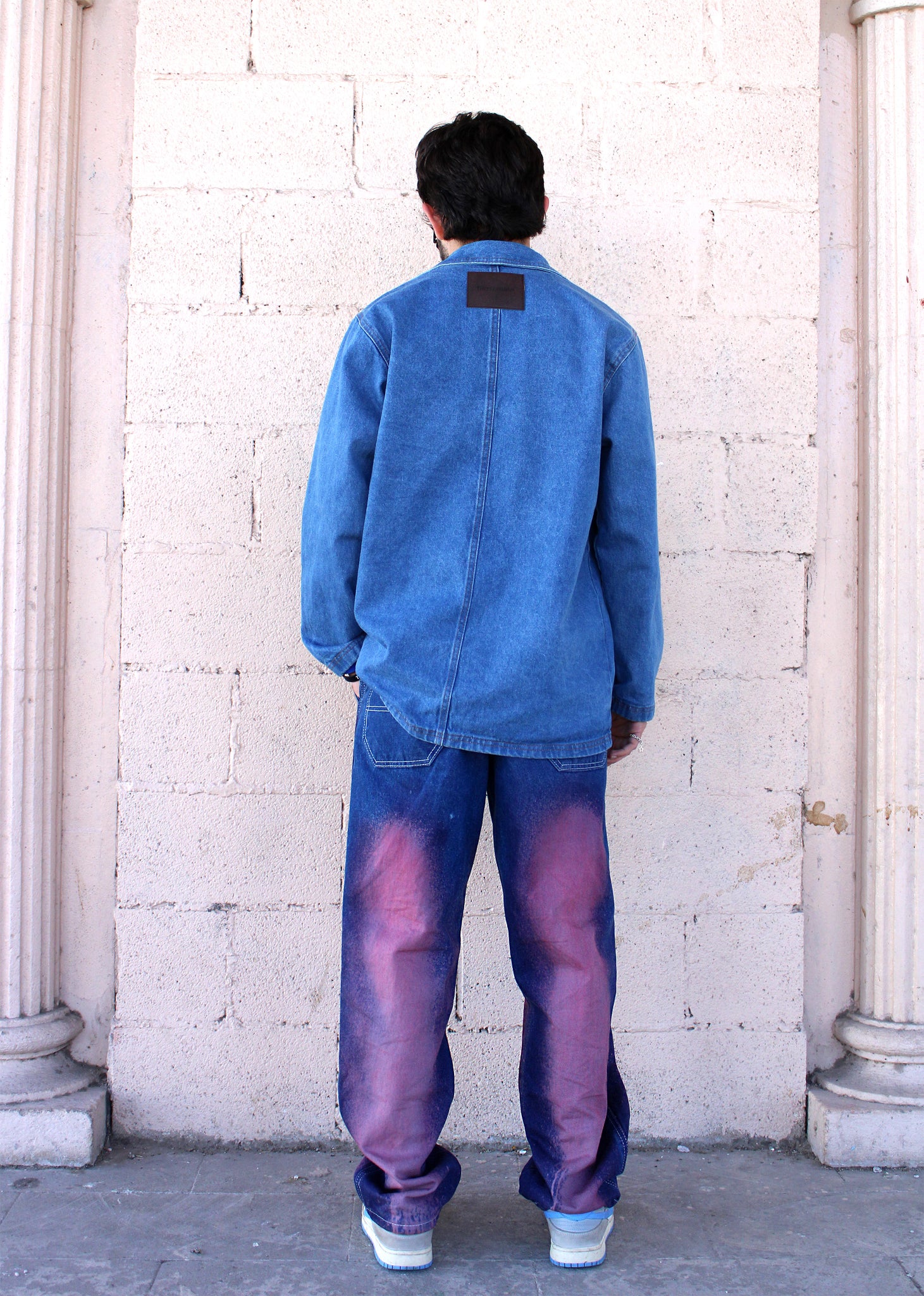 Edición limitada - pink dye jeans 001