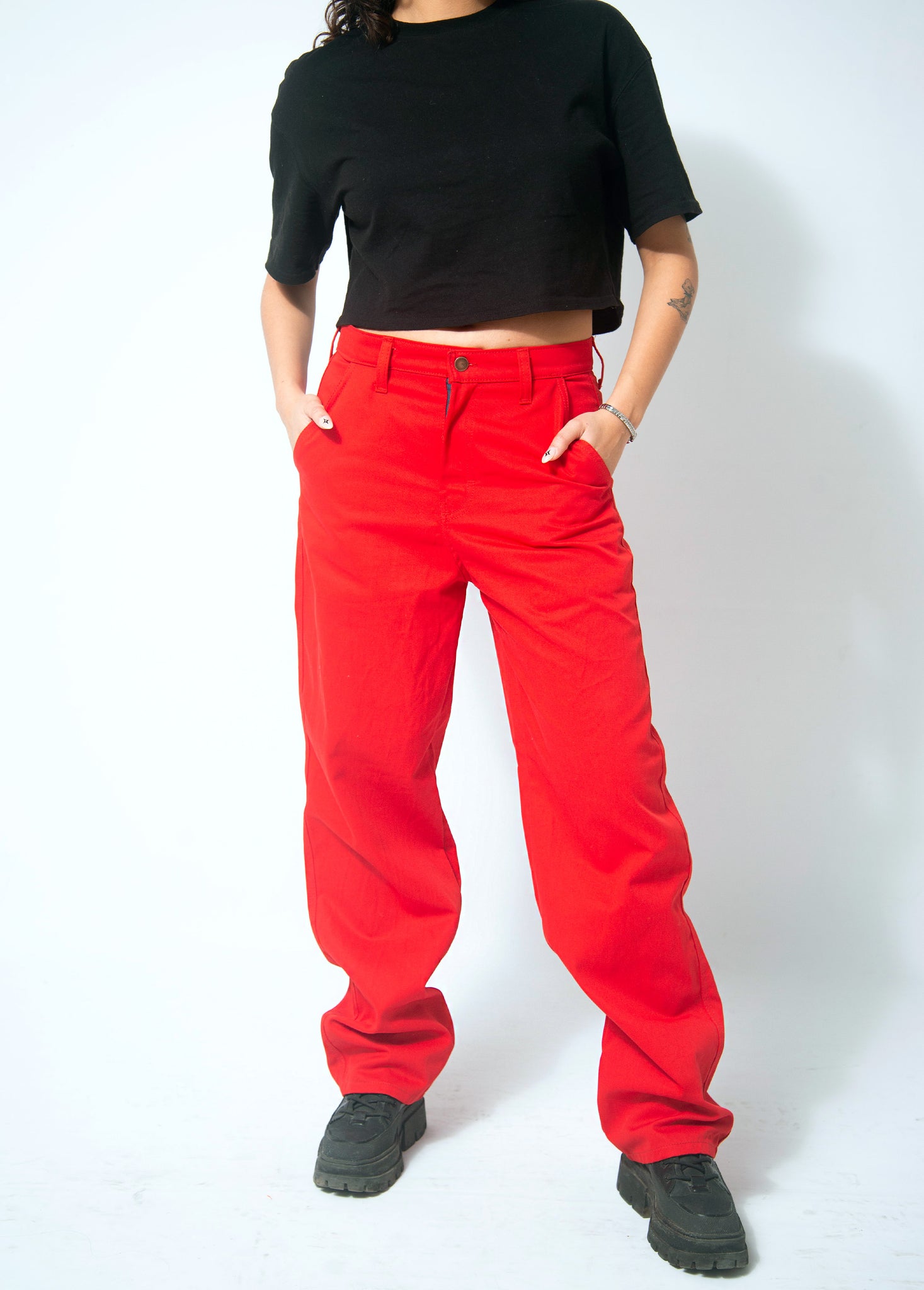 Basic Trousers - RED