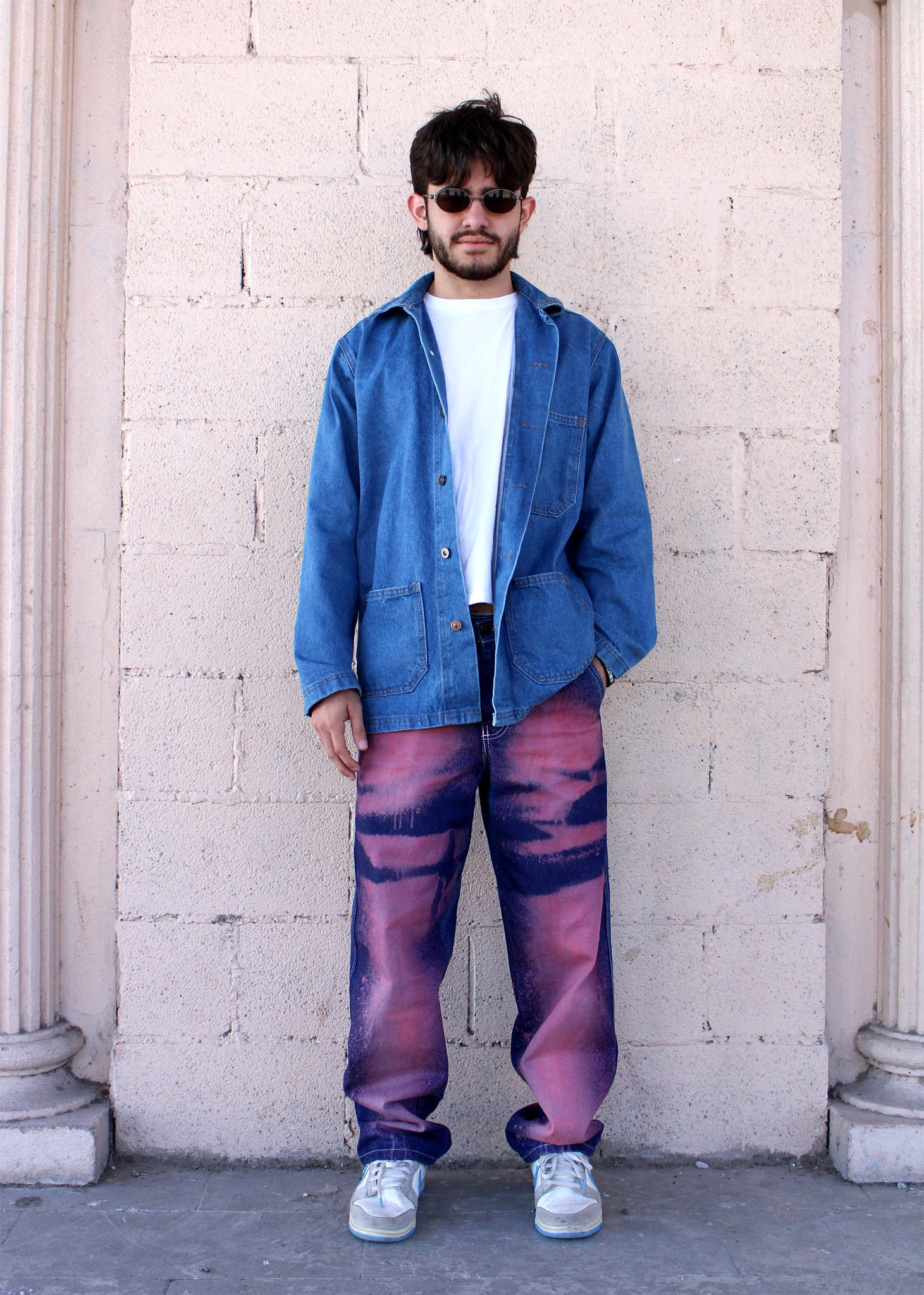 Edición limitada - pink dye jeans 001