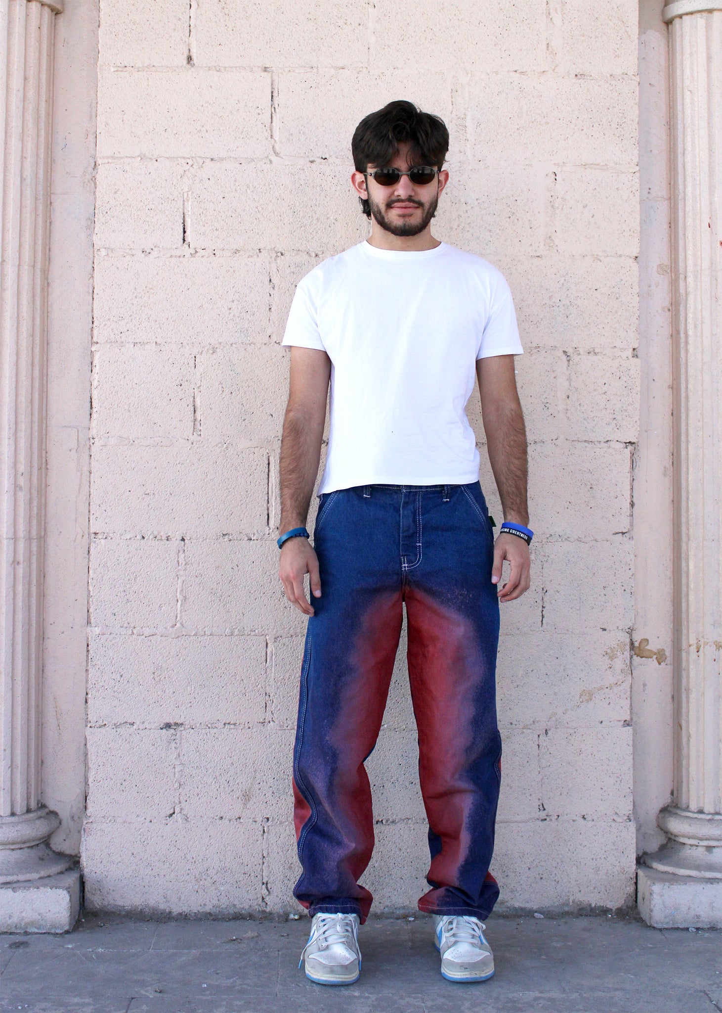Edición limitada - red dye jeans 05