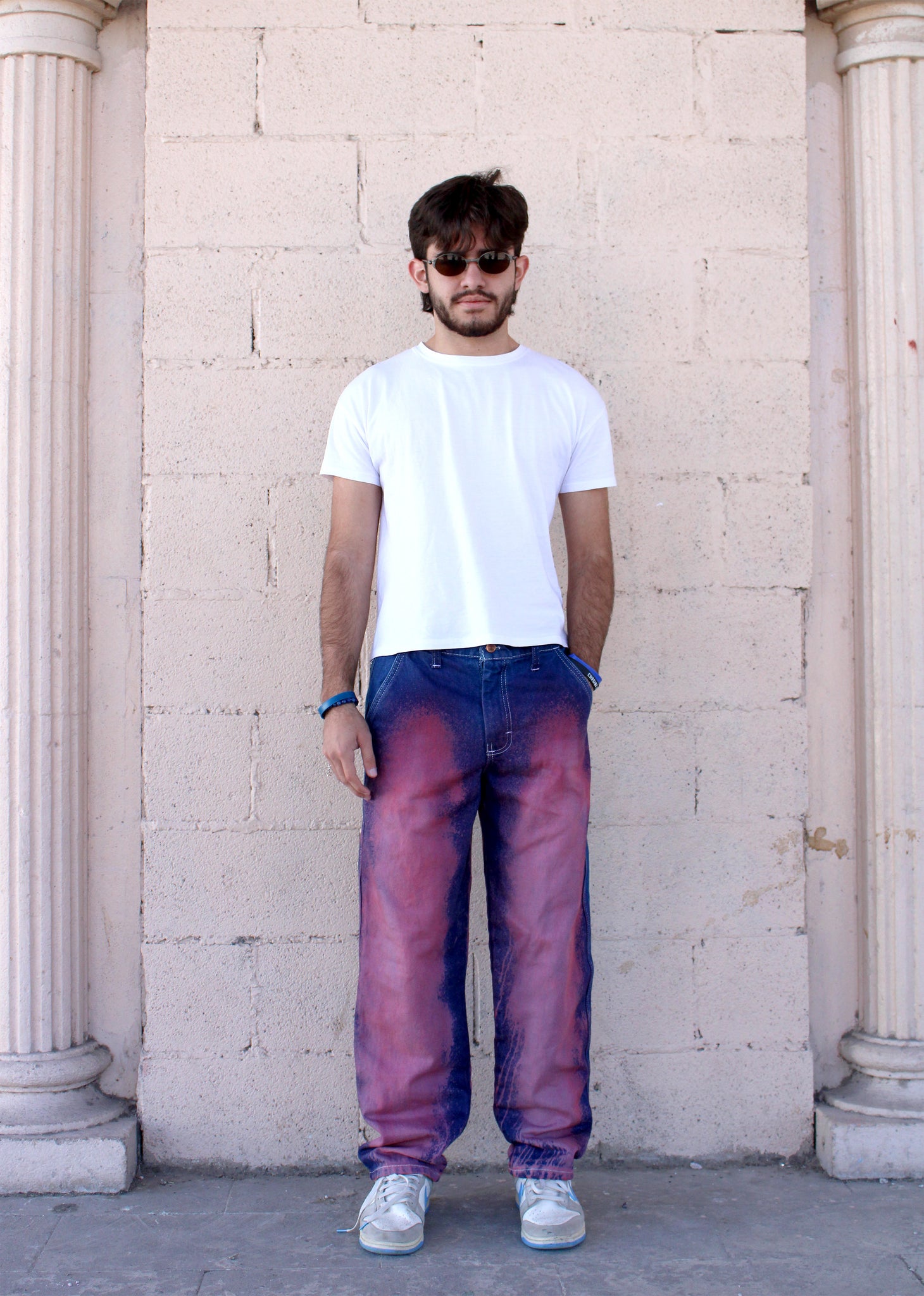 Edición limitada - pink dye jeans 002