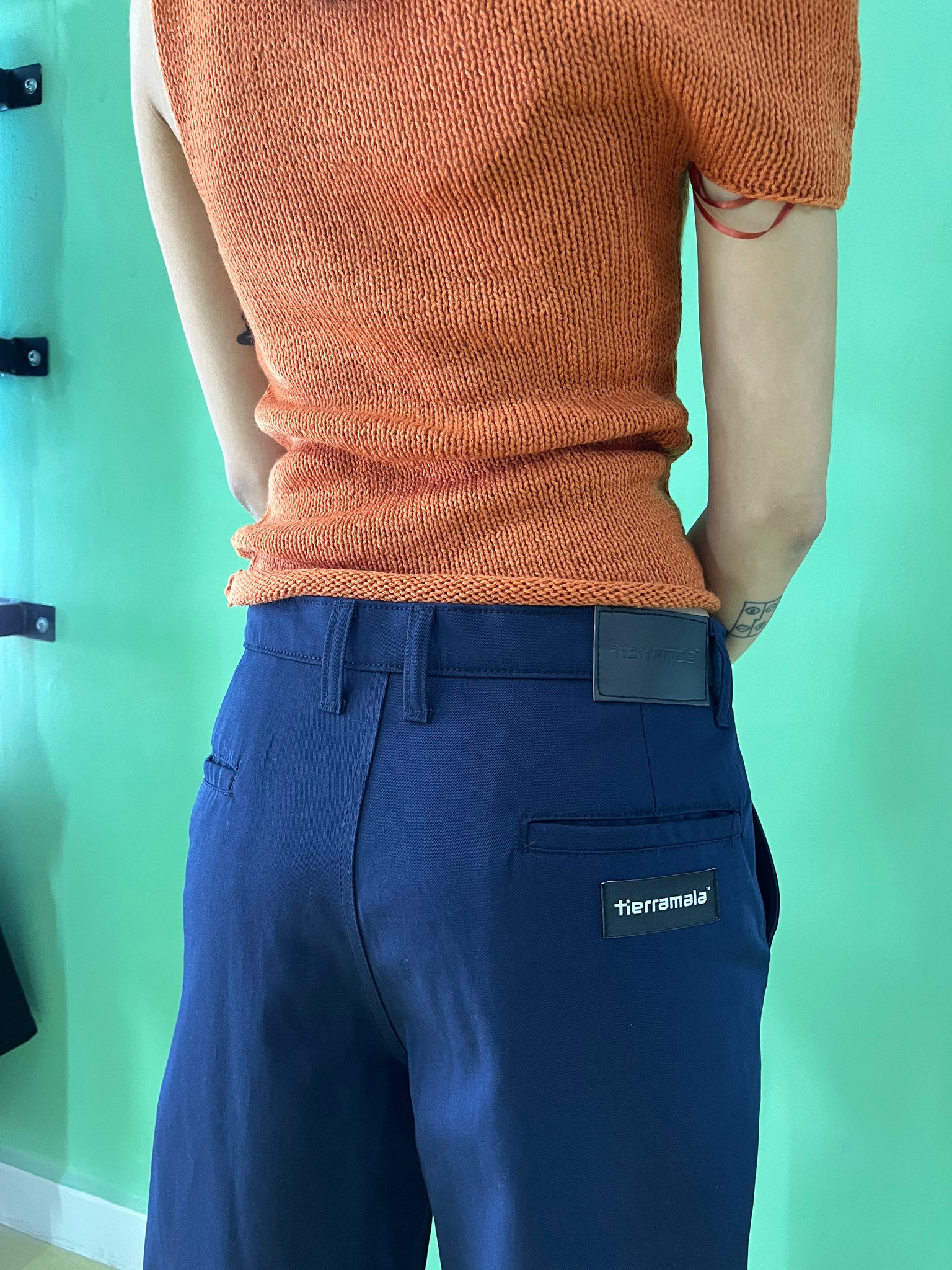 Basic Trousers - NAVY BLUE