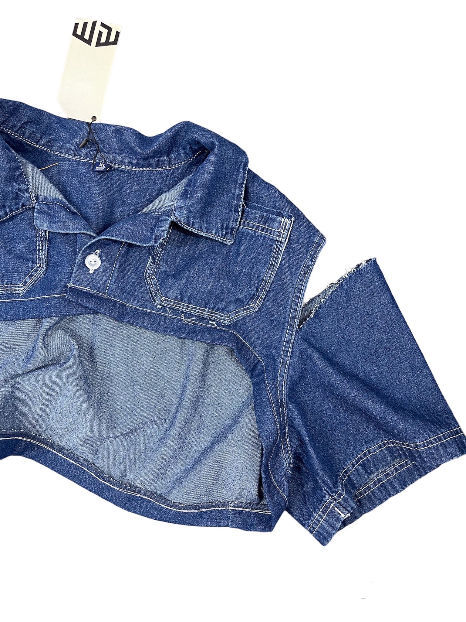 REWORKED TOP / INDIGO BLUE