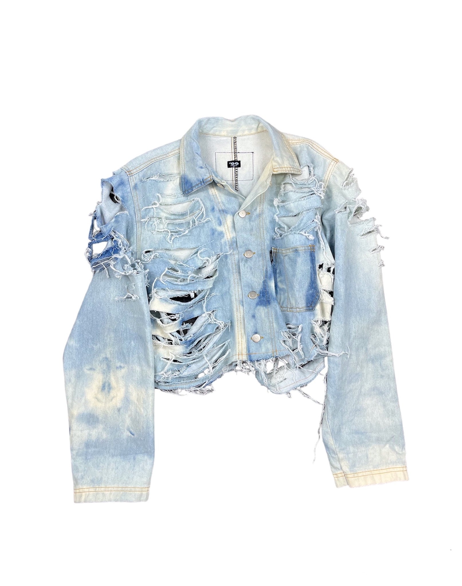 Ragged denim jacket