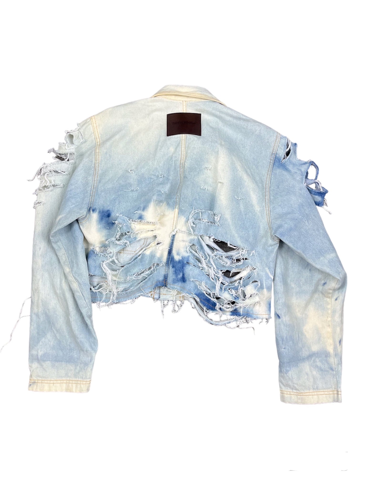 Ragged denim jacket